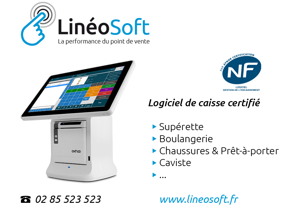 Logiciel de caisse linéosoft integrant la fidelite zerosix