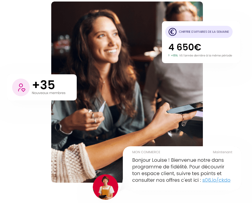 Programme de fidélité et parrainage pour commercants
